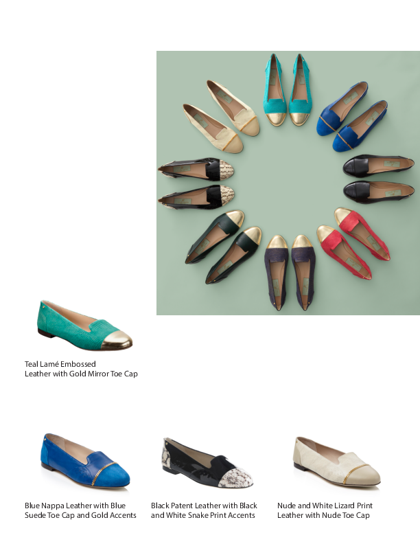 Josie Two-Tone Ballet Slippers