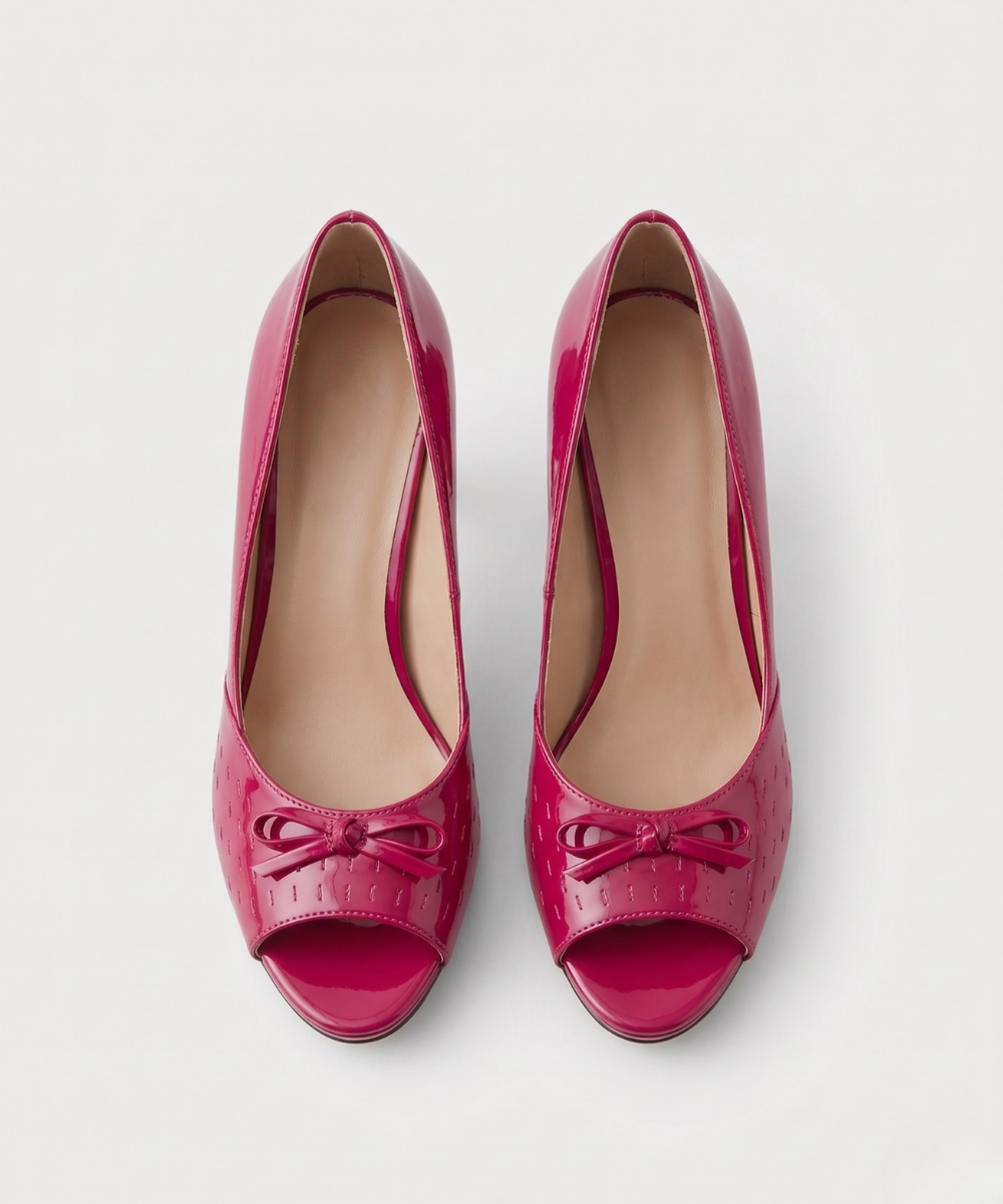 Gracie Open-toe Heels